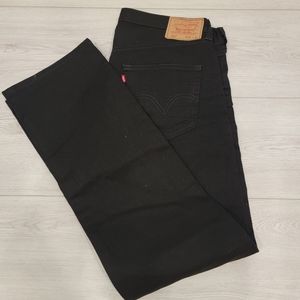 Levi's 501 Mens Black Jeans 36x32